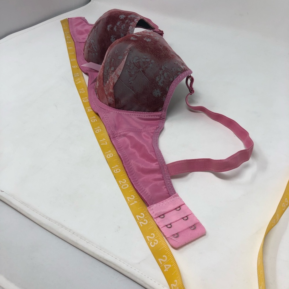 Sexy Pink Underwire Bra (E) - Picture 3 of 5